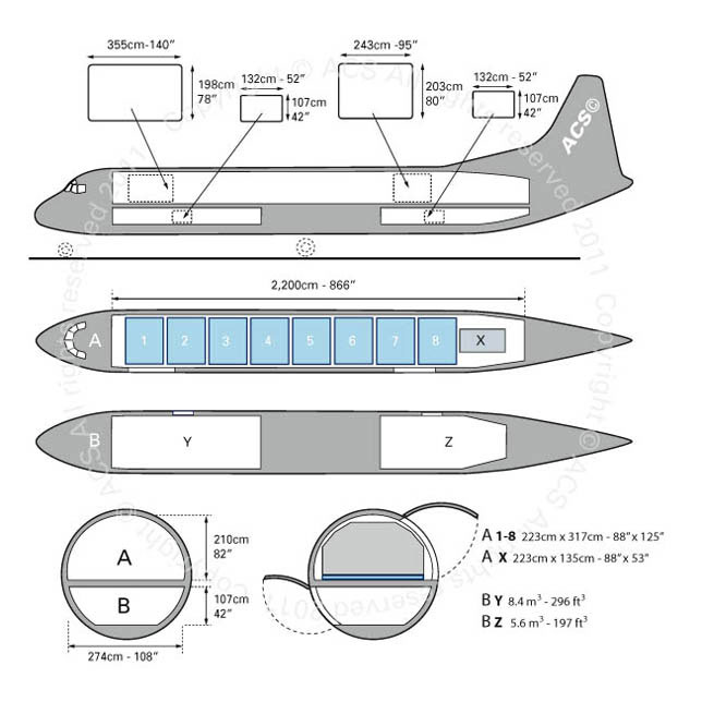 схема Lockheed L-188 Electra
